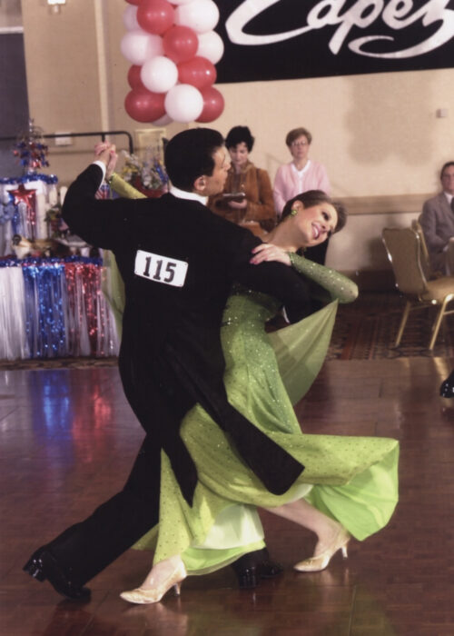 Dan and Clare at the United States Ballroom Championships