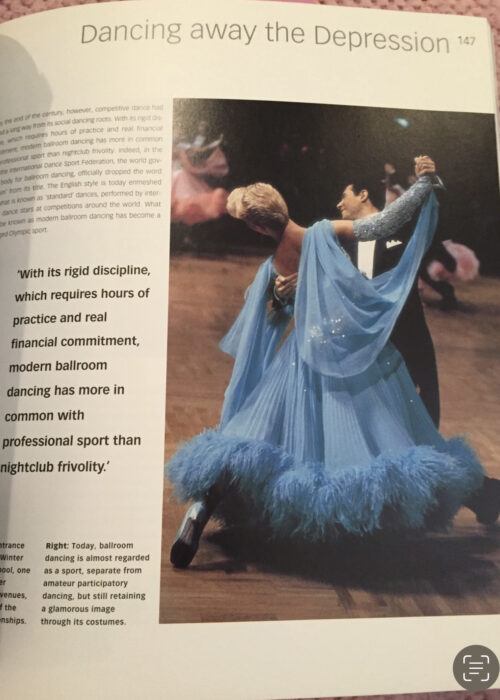 Dan and Suzanne featured in the book "Dancing Through the Ages"