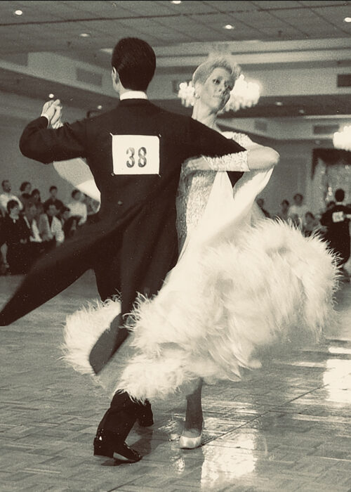 National Champions Dan and Suzanne dance a tango