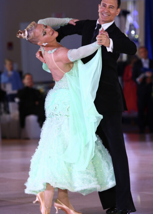 Dan and Stacey doing a lovely waltz at the Yankee Classic Championships
